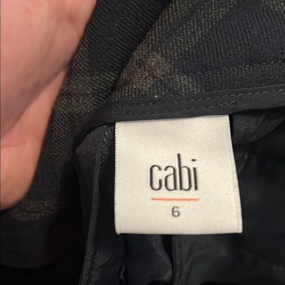 Cabi Connery Plaid Side Zipper Cropped Preppy Academia Pants Office Modern - Picture 7 of 13